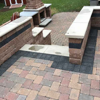 brick patio deck